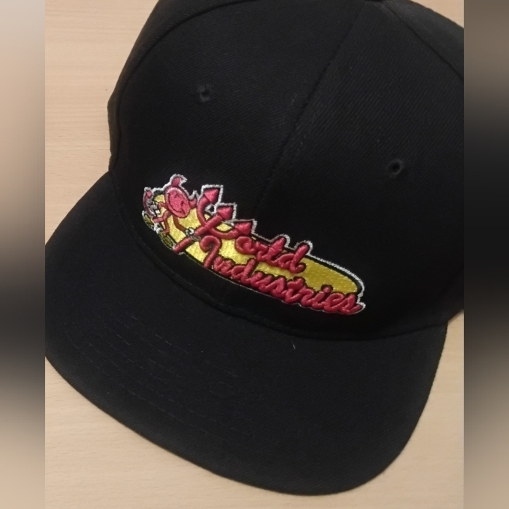 World Industries Black Embroided Hat